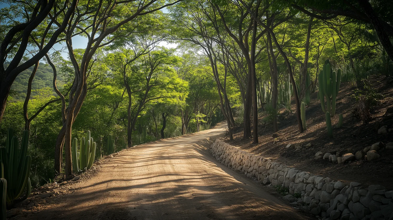 El camino entre la selva