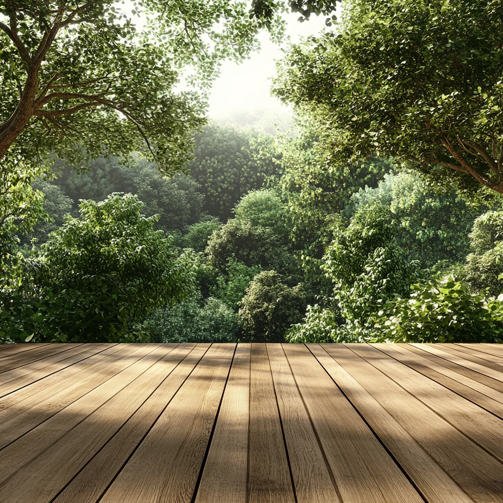 Deck sobre el verde (render)